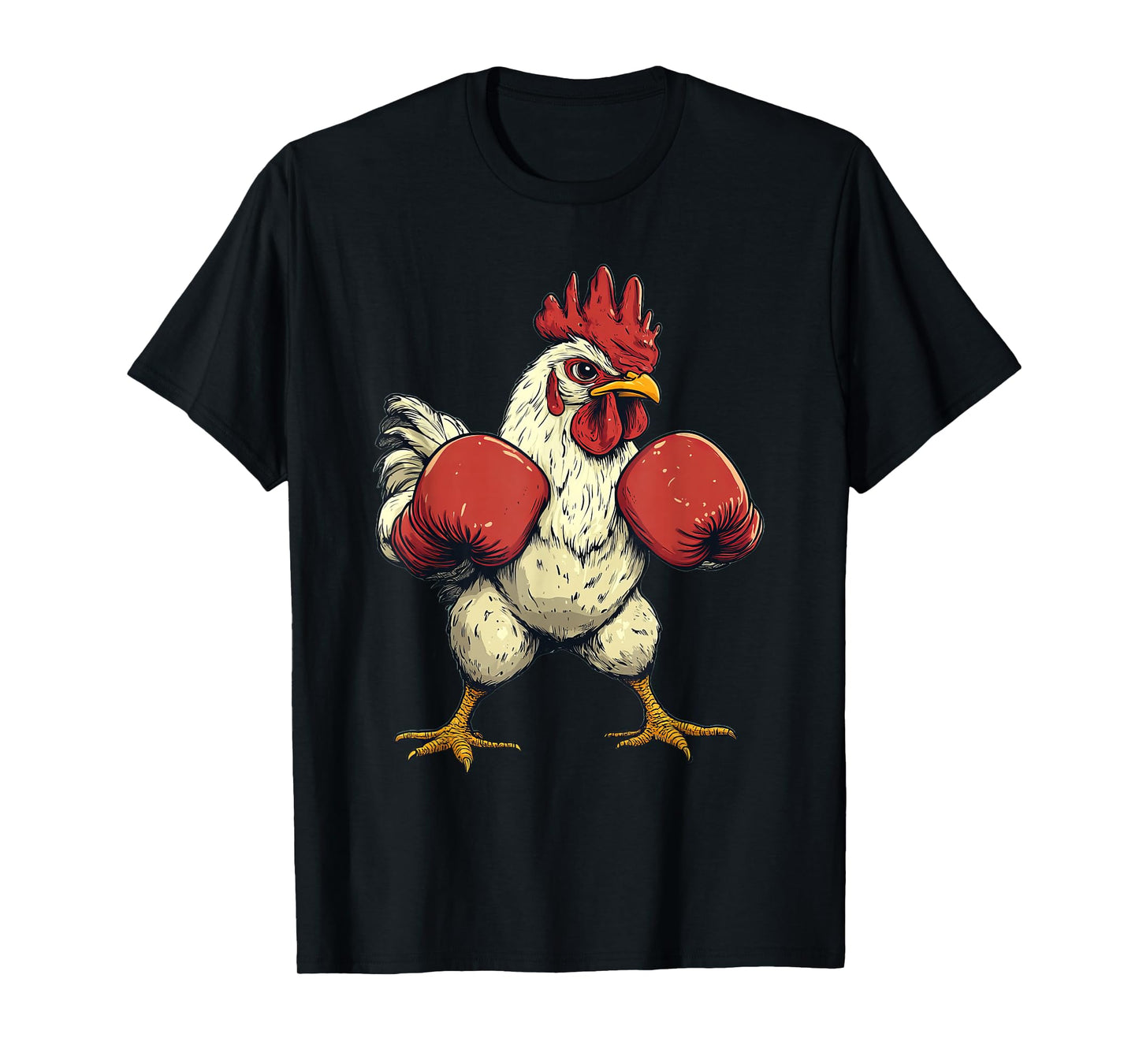 Chicken Dressed As A Boxer Funny Boxing T-Shirt