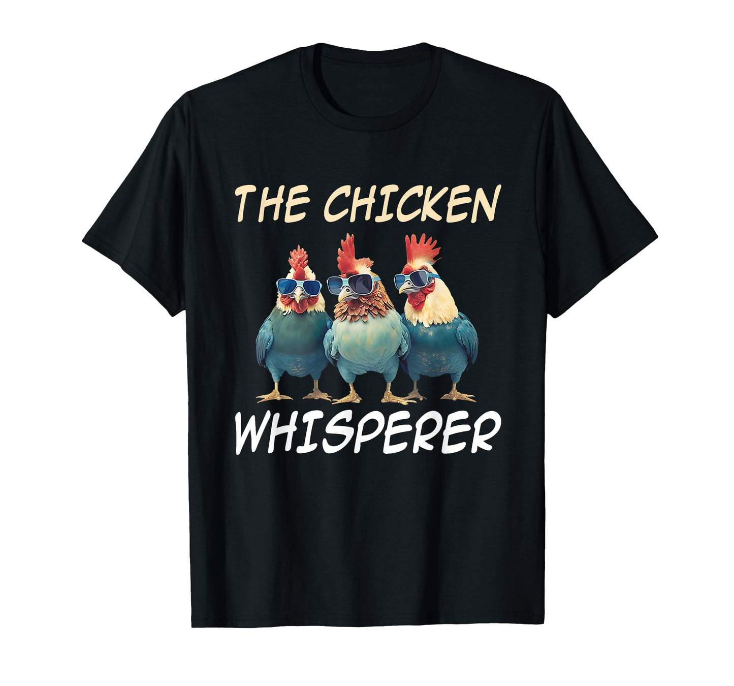 The Chicken Whisperer Retro Vintage Funny Chicken Farmer T-Shirt