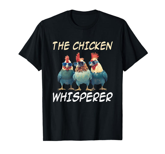 The Chicken Whisperer Retro Vintage Funny Chicken Farmer T-Shirt