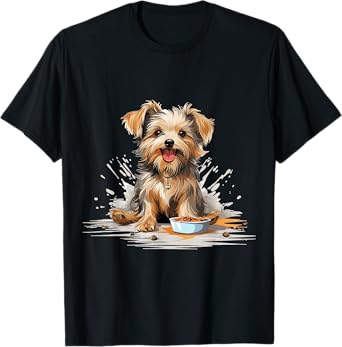 Morkie Dog Breed Pet Cute Graphic T-Shirt