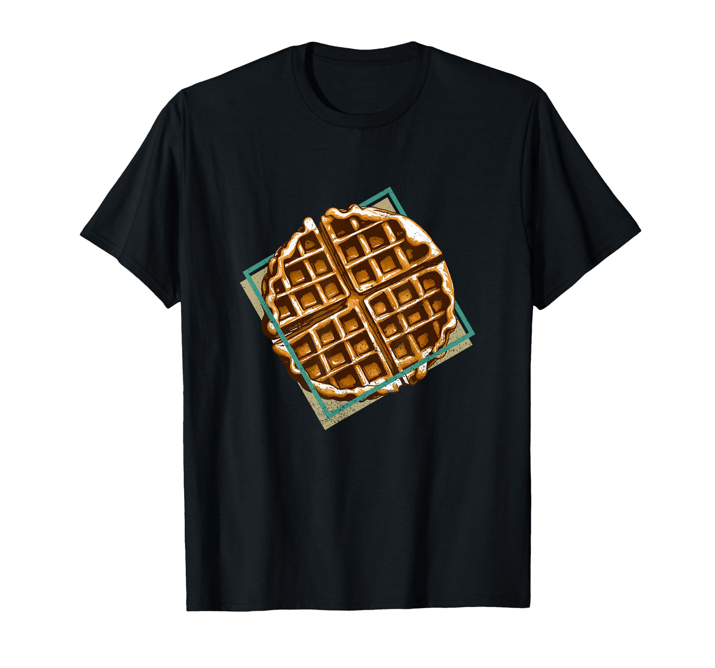 Waffle Puristic Design Delicious Waffle Chef T-Shirt