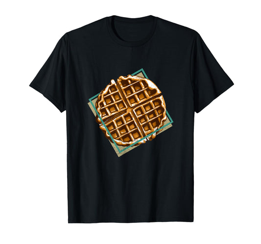 Waffle Puristic Design Delicious Waffle Chef T-Shirt