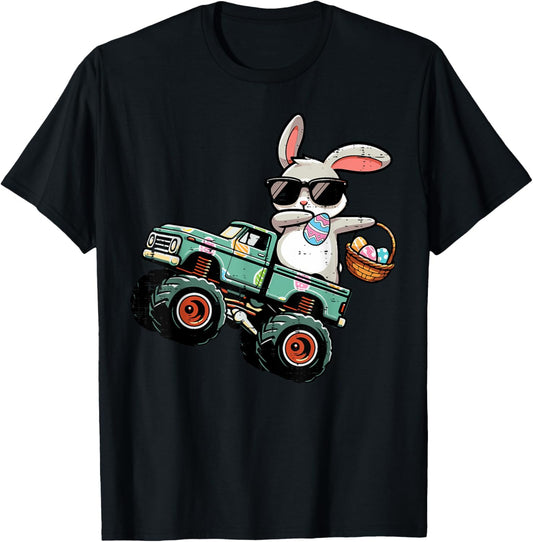 Easter Bunny Dab On Monster Truck Boys Kids Toddler Youth T-Shirt