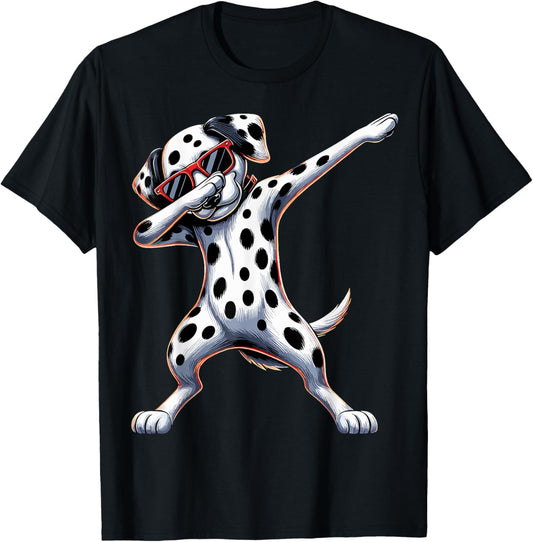 Dalmatian Dabbing Dog T-Shirt