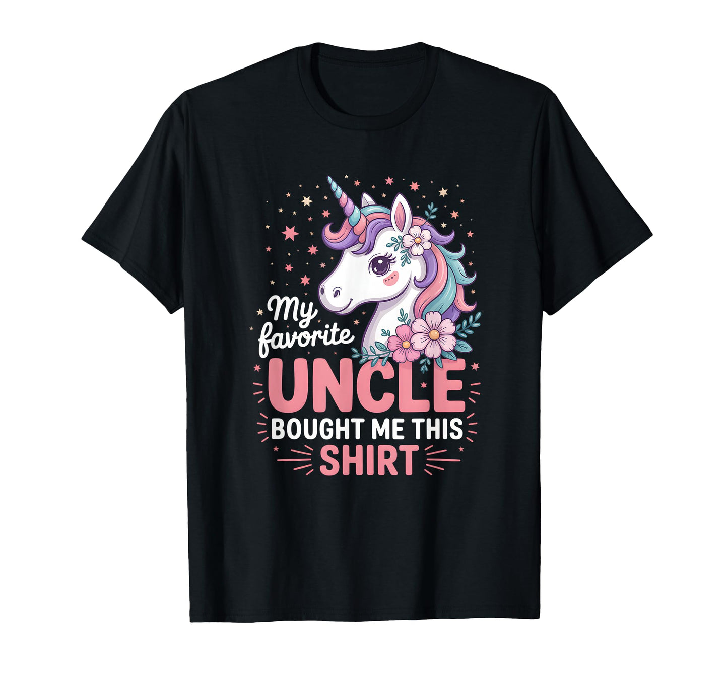 Favorite Uncle Niece Family Matching Love Cute Proud Kids T-Shirt