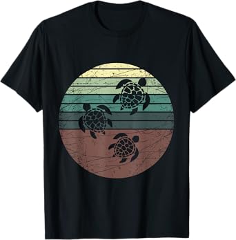 Retro Sea Turtle T-Shirt