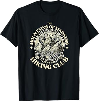 Mountains Madness Lovecraft Hiking and Cthulhu Miskatonic T-Shirt