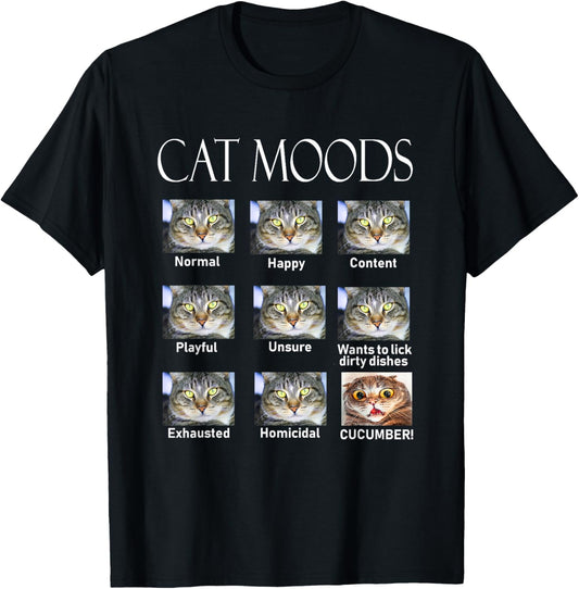Cat Moods T-Shirt T-Shirt