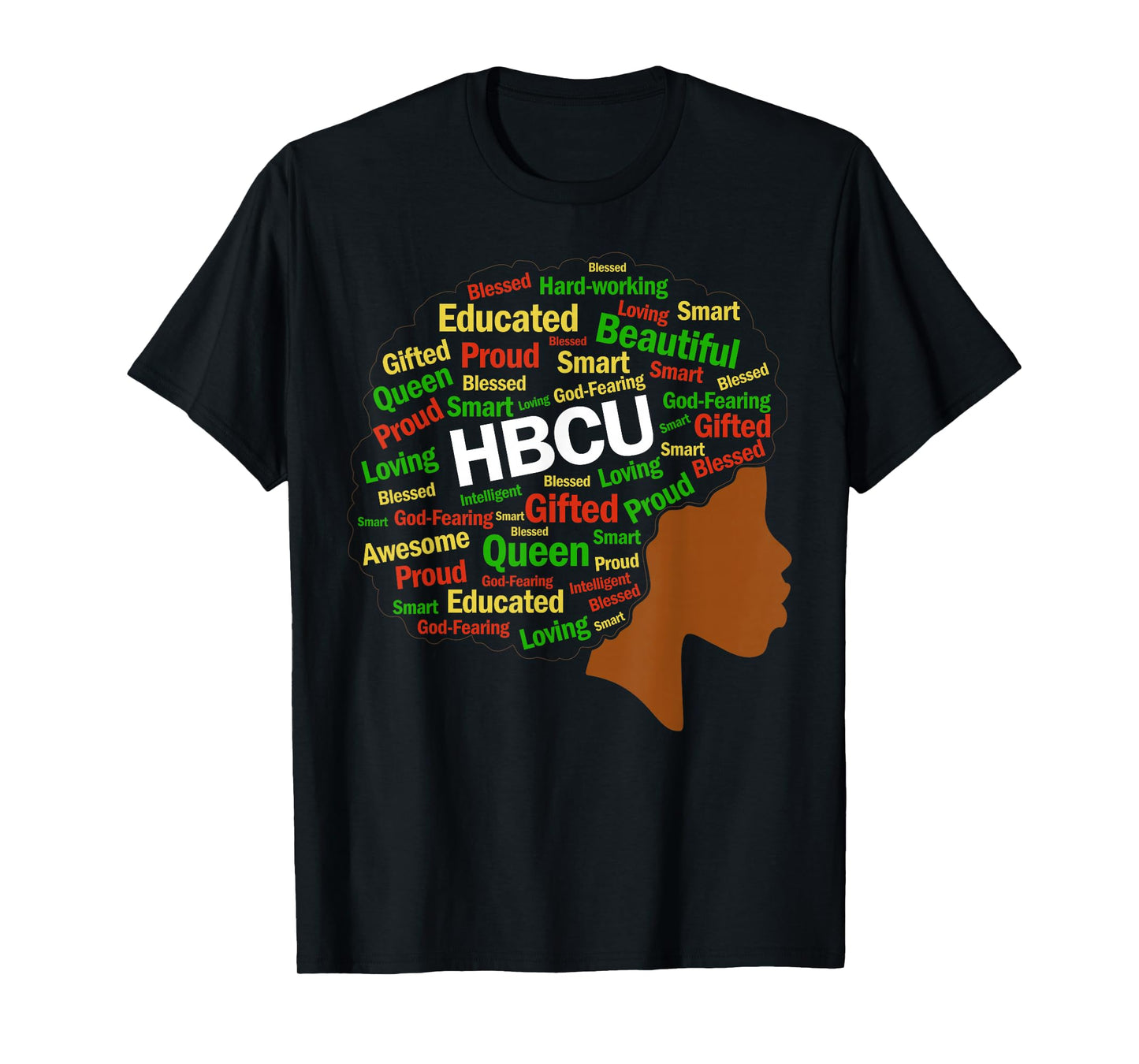 Women HBCU Grad Afro History Girls Historical Black College T-Shirt