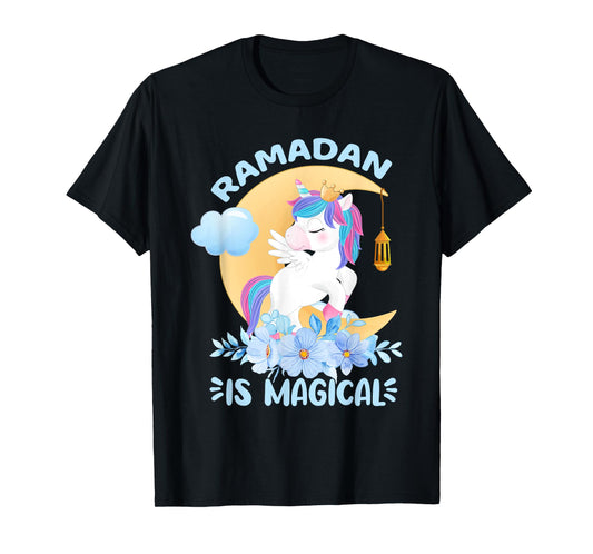 Ramadan Is Magical Unicorn Ramadan Mubarak For Girls T-Shirt