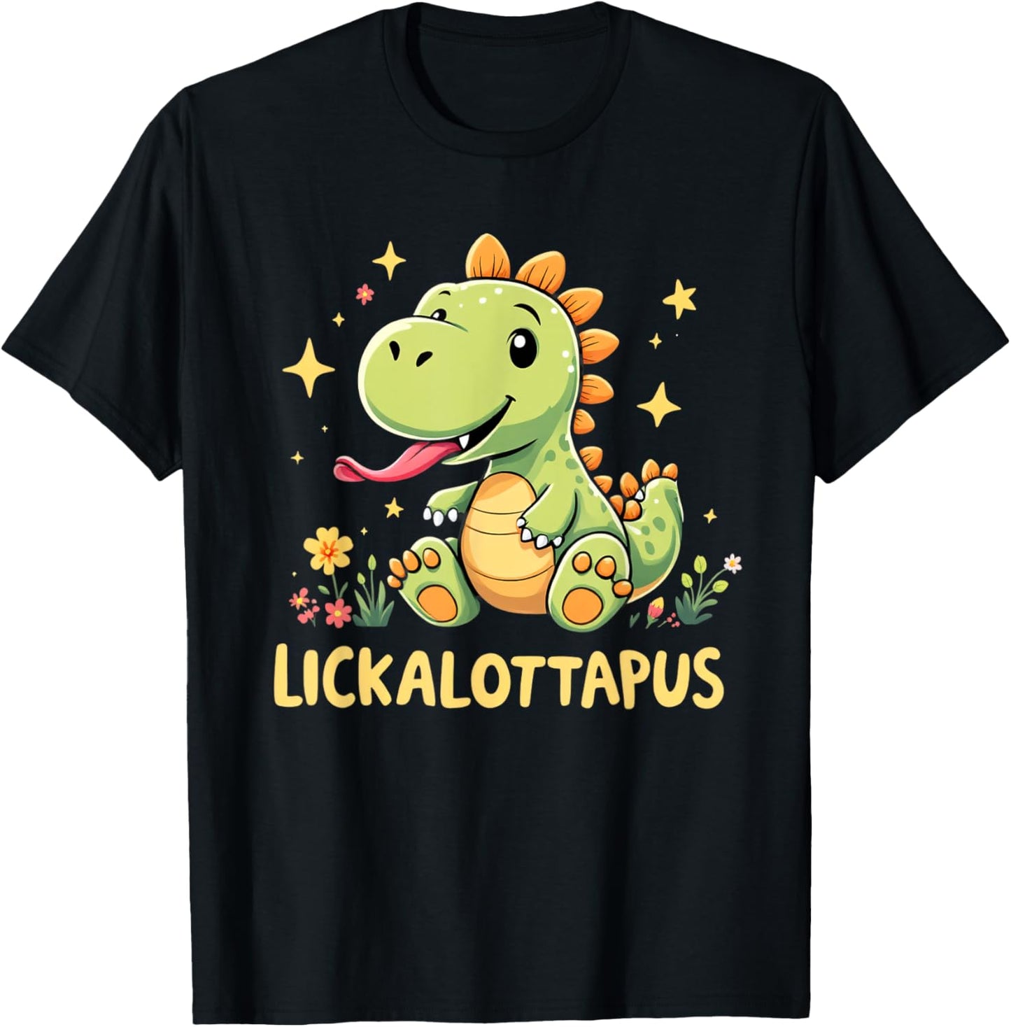 Funny Lesbian Lickalottapus Dinosaur Lover LGBTQ Pride Month T-Shirt