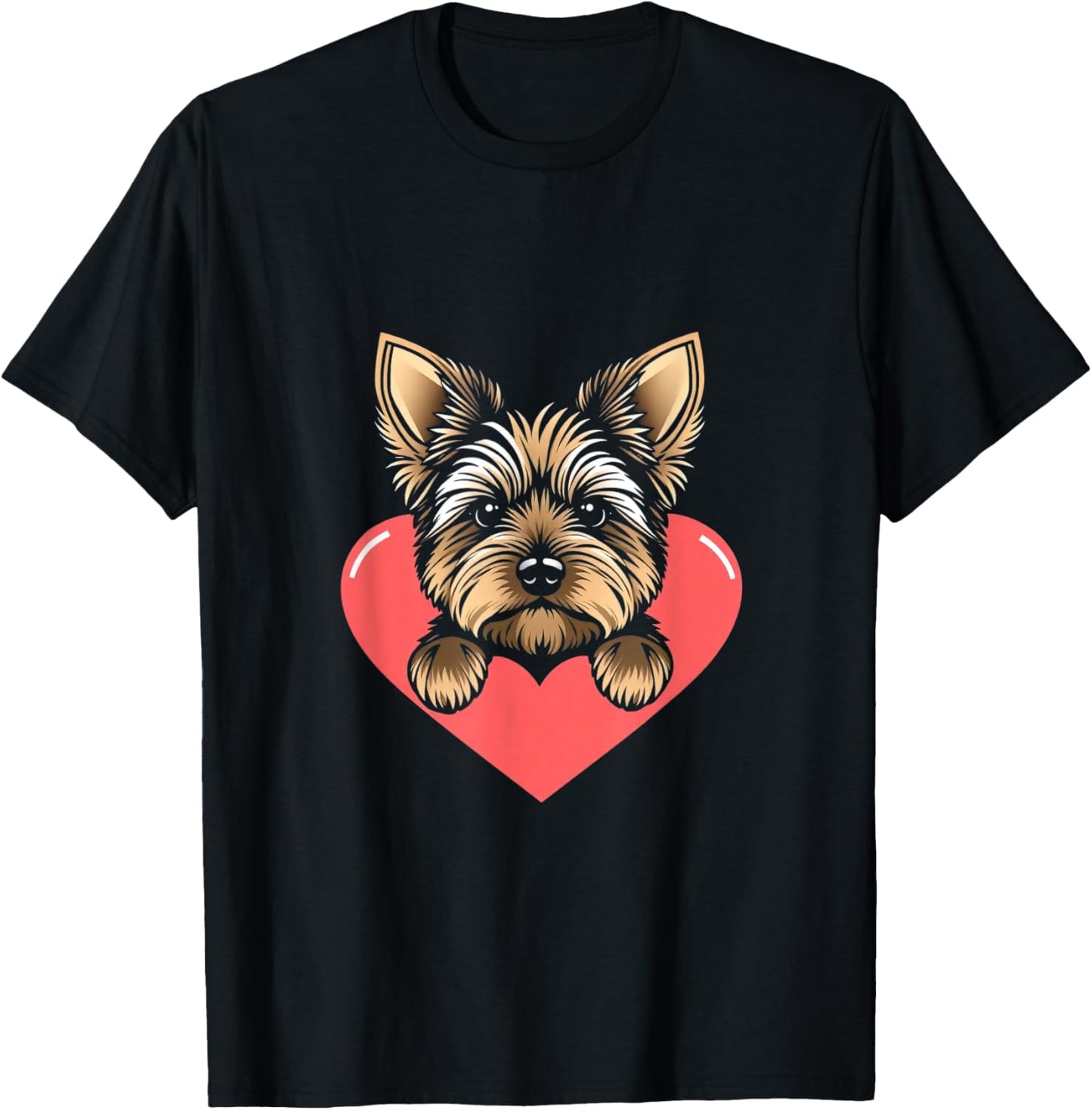 Valentine's Day Cute Dog Heart T-Shirt