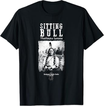 Sitting Bull-Lakota Chief-Sioux-American-Indian-History T-Shirt