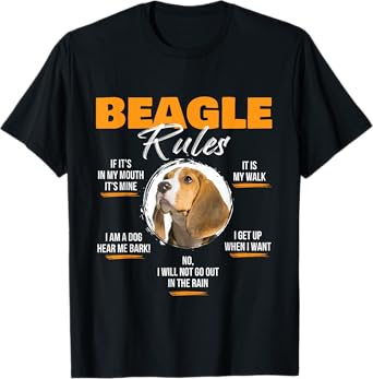 Beagle Rules - Dog Trainer Puppy Owner Veterinarian T-Shirt