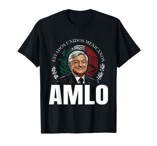 AMLO Aguila Mexicana Tricolor Lopez Obrador Mexican Eagle T-Shirt