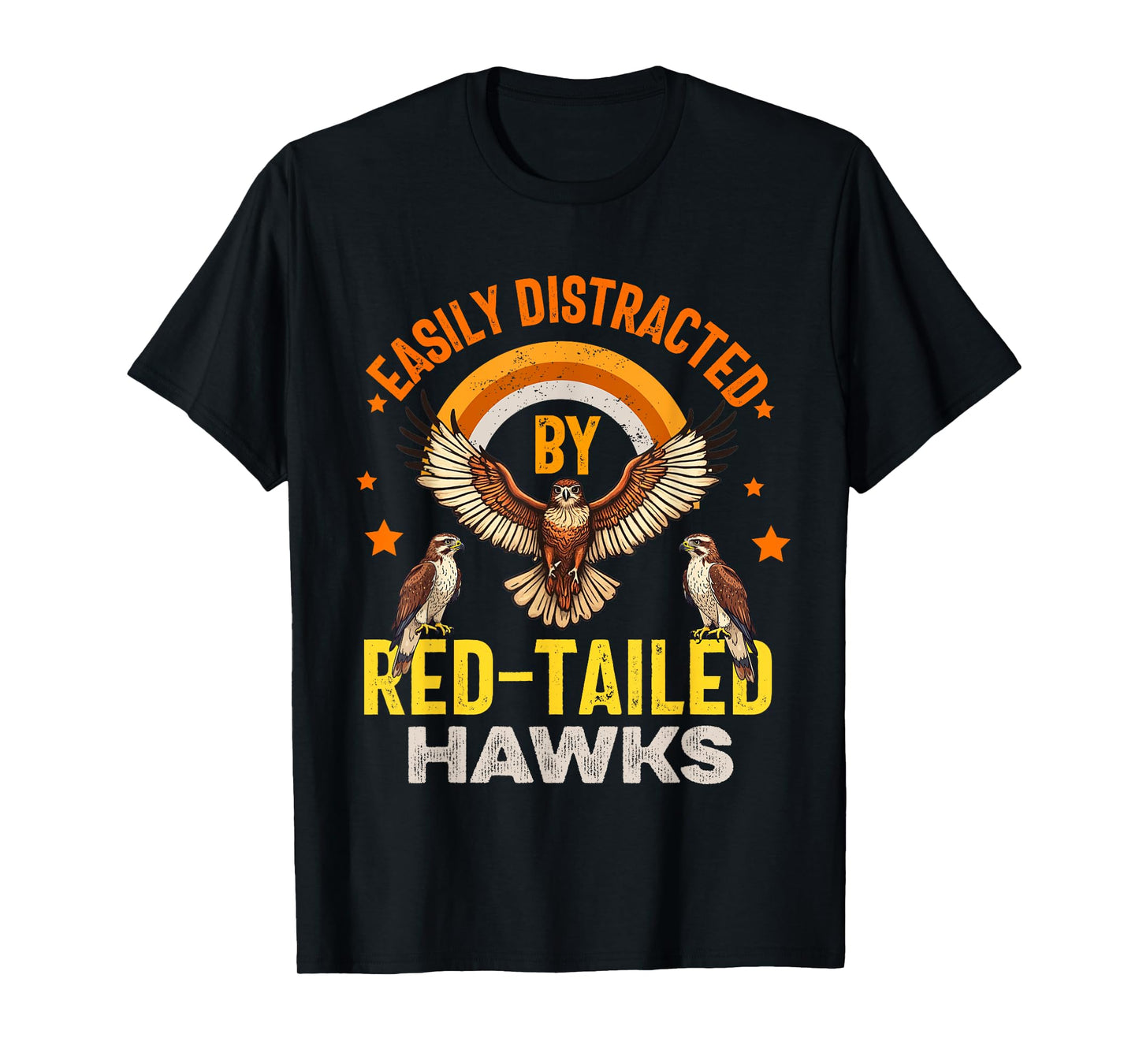 Red Tailed Hawk Chickenhawk Harlan's Hawk Buteo Jamaicensis T-Shirt