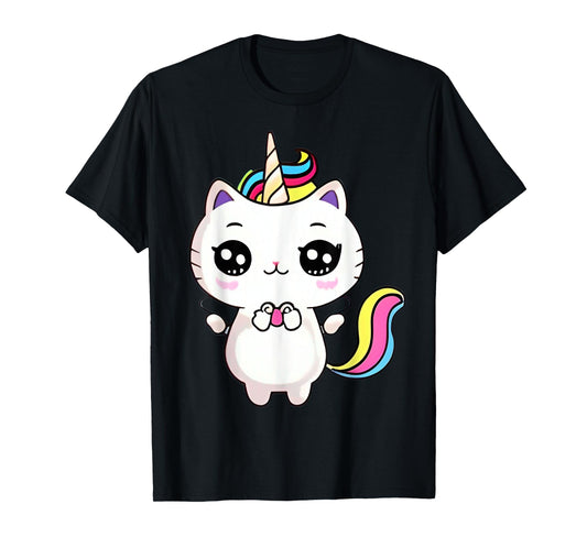 Caticorn Meowgical Rainbows shirt Cat Kittycorn Unicorn Tee T-Shirt