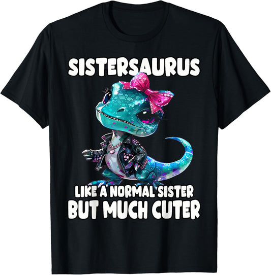 Dino Rockabilly T for Girls, Velociraptor Dino Sleep T-Shirt