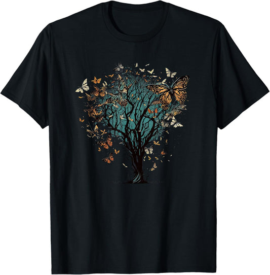 Butterfly Tree funny butterfly T-Shirt