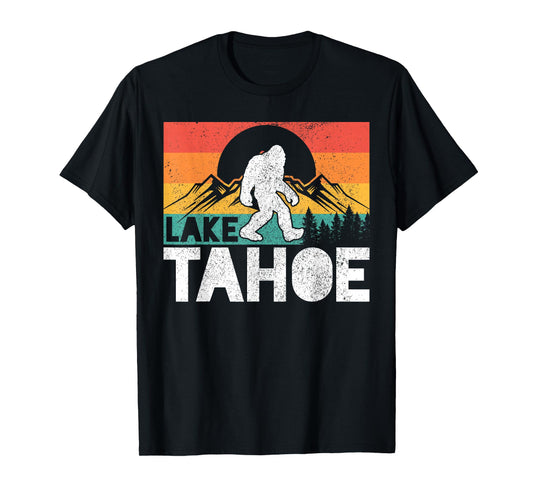 Lake Tahoe California Bigfoot Vintage America California T-Shirt