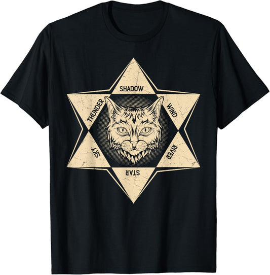 Warrior cats Mystical Wind Shadow River Star Thunder Sky T-Shirt
