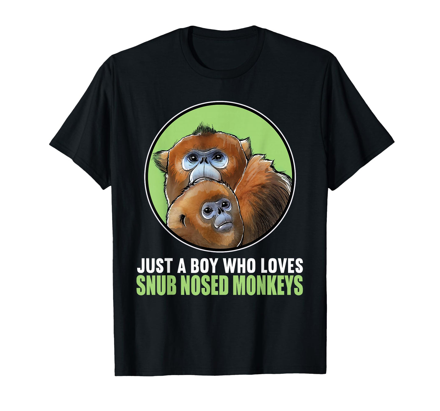 Just a Boy who loves Snub Nosed Monkeys T-Shirt