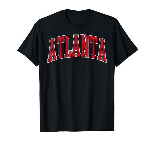 Vintage Atlanta Retro Style 70s 80s First Name For Men Women T-Shirt
