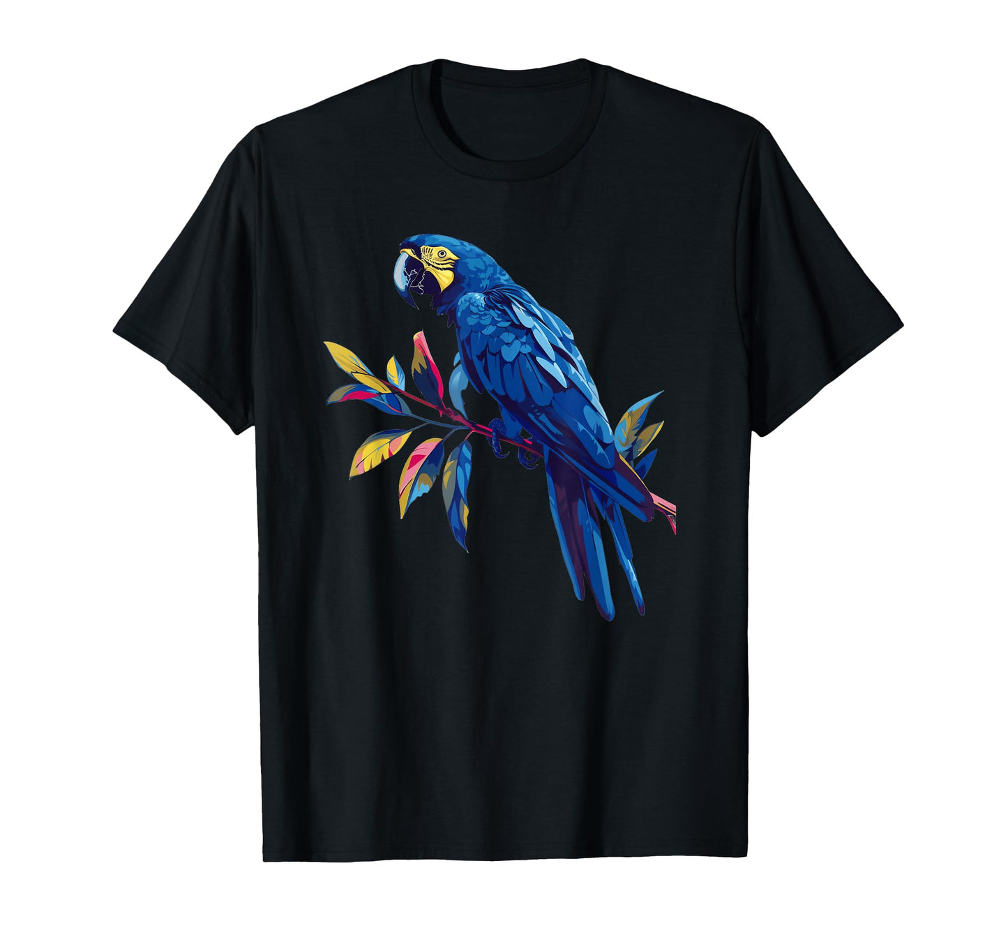 Hyacinth Macaw Retro T-Shirt