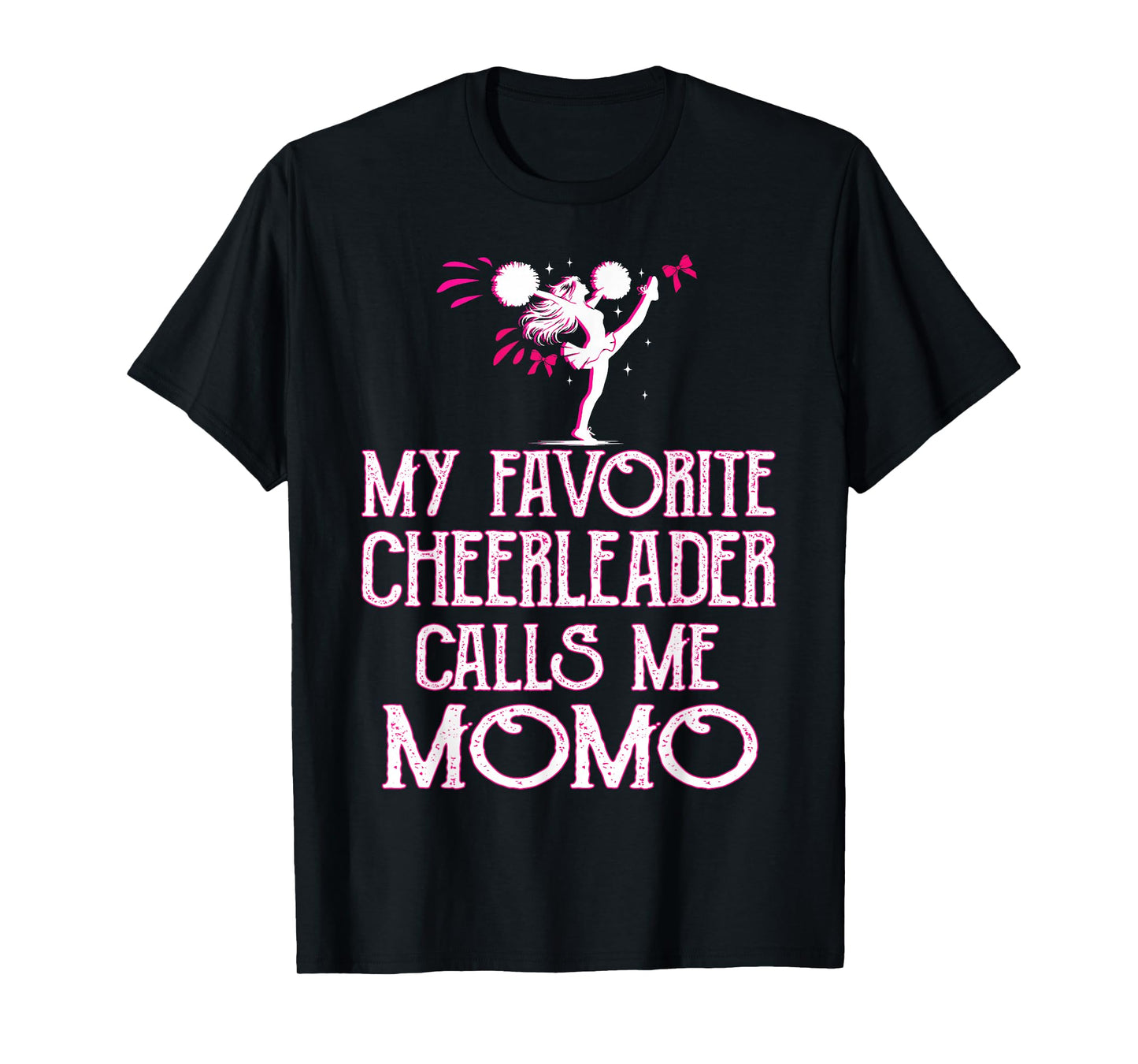 Cheer My Favorite Cheerleader Calls Me Momo Xmas T-Shirt