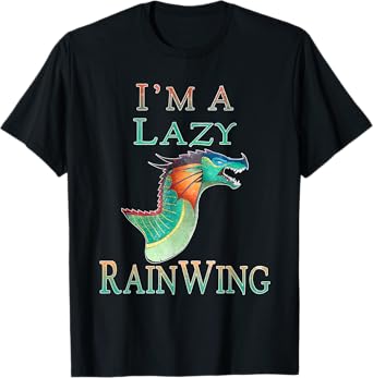 Graphic Art Dragon Funny Pet Magic Lovely Animal I'm Lazy T-Shirt