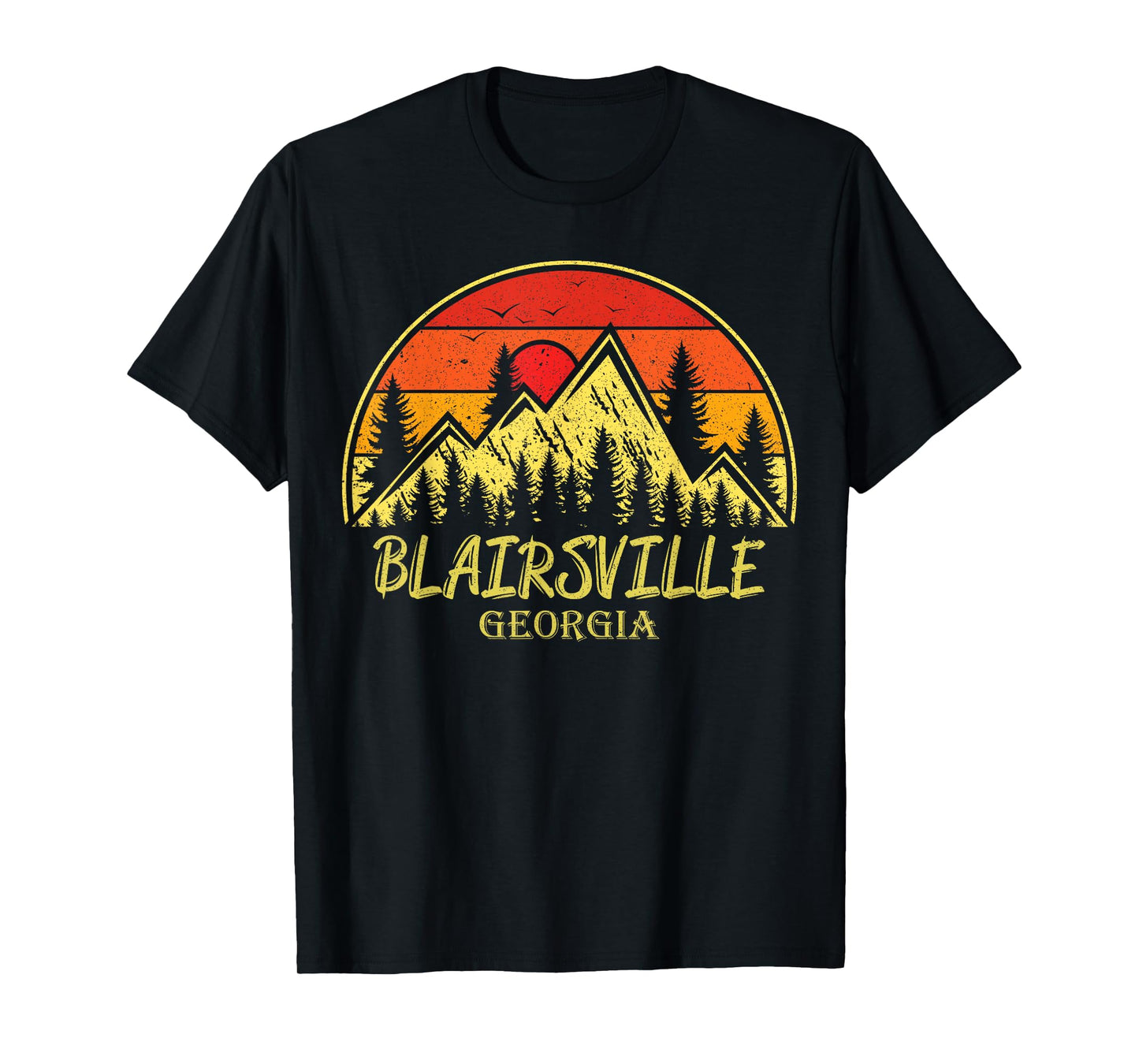 Vintage Blairsville Georgia GA Mountains Hiking Souvenir T-Shirt