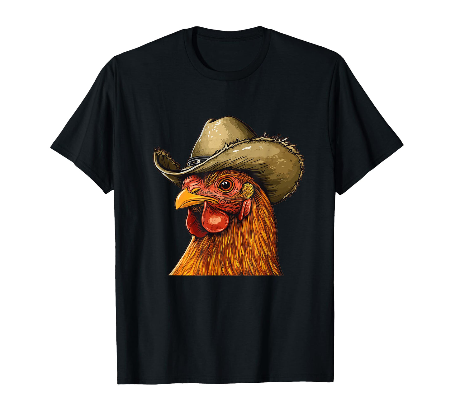 Rooster Cowboy Costume for Rodeo Chicken and Ranch Lovers T-Shirt