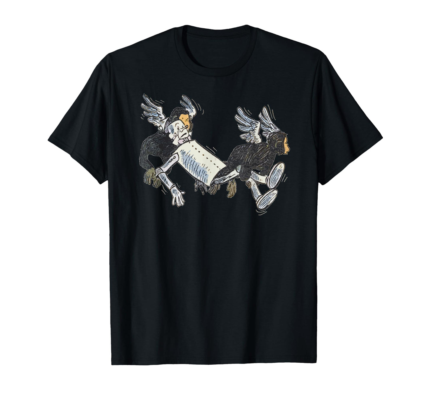 Flying Monkeys TinMan Shirt Art The Wizard Of OZ Tin man T-Shirt