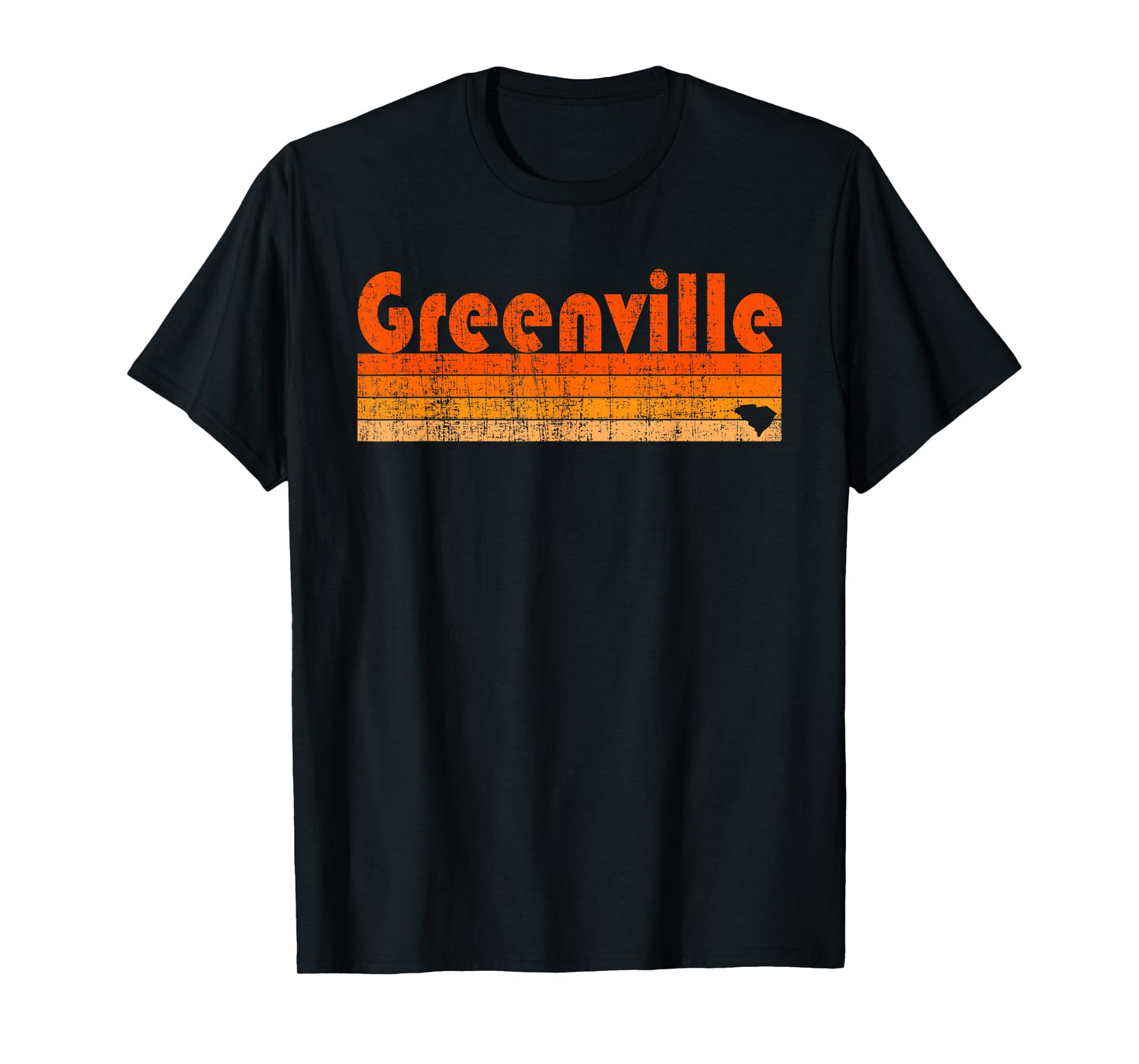 Retro 80s Style Greenville SC T-Shirt T-Shirt