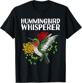 Cute Hummingbird For Men Women Kids Hummingbird Whisperer T-Shirt