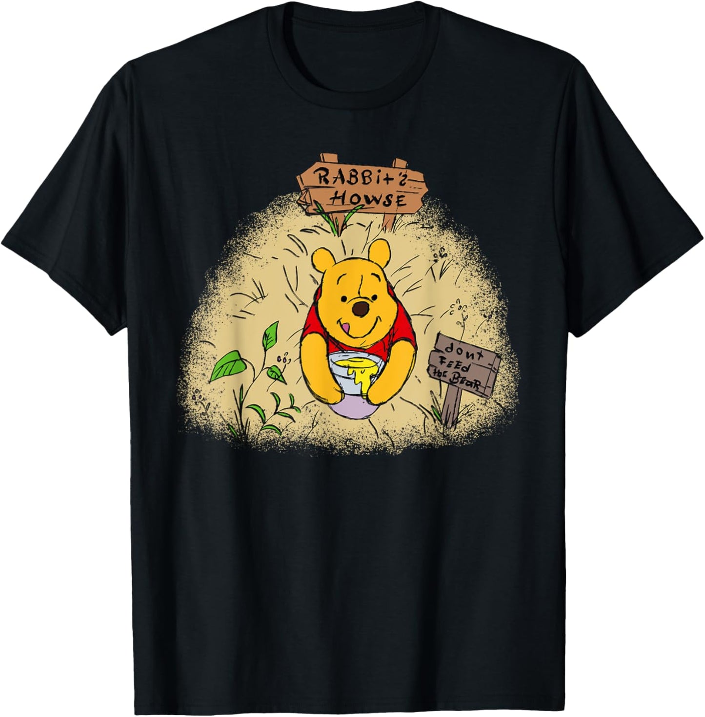 Disney Winnie the Pooh Rabbit's House Don't Feed the Bear T-Shirt