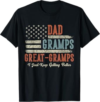 Gifts for Grandpa from Grandkids Dad Gramps Great Gramps T-Shirt