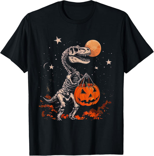 Dinosaur Spooky Saurus Rex Funny Halloween T-Rex Dinosaur T-Shirt
