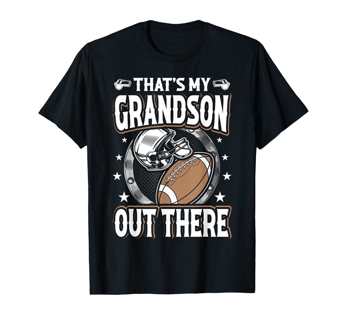 That's My Grandson Out There Football Grandma T-Shirt