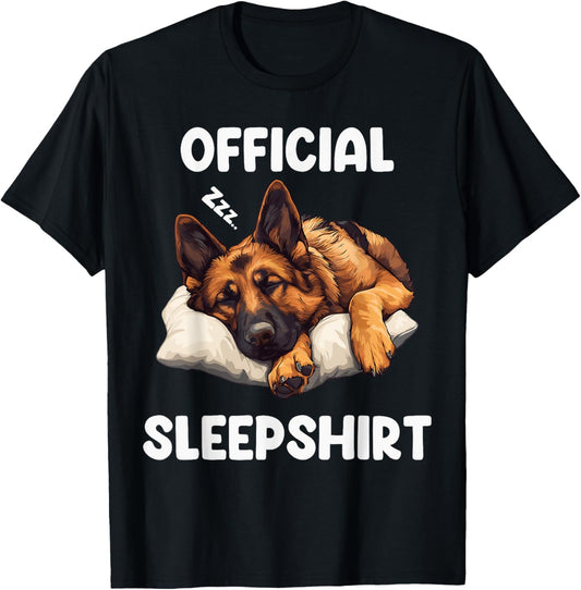 Official German Shepherd Sleepshirt Dog Lover pajamas T-Shirt