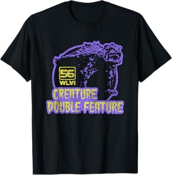 Creature Double Feature Retro 1970s T-Shirt