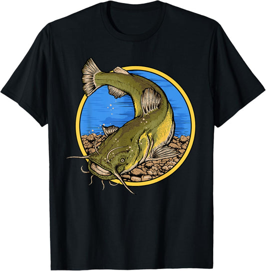 Flathead Catfish Fishing T-Shirt