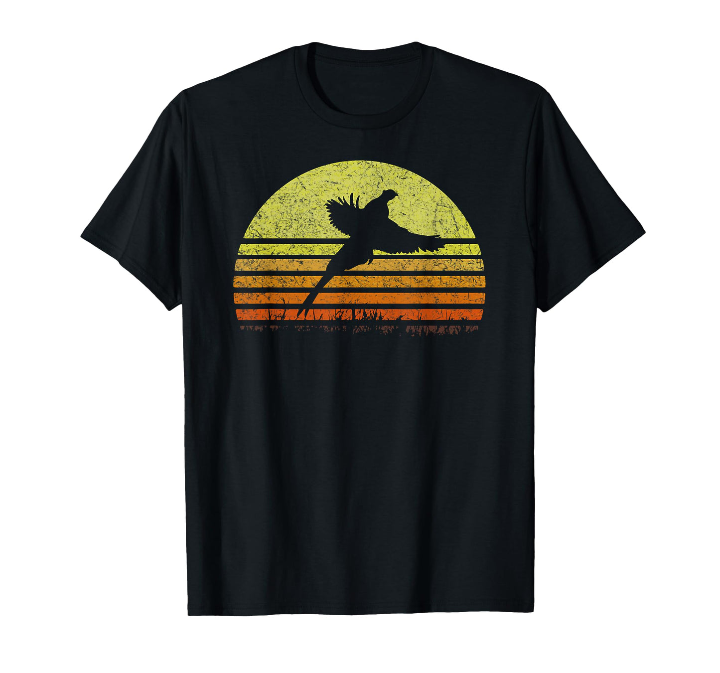 Pheasant Hunting South Dakota Upland Bird Game Hunter Retro T-Shirt