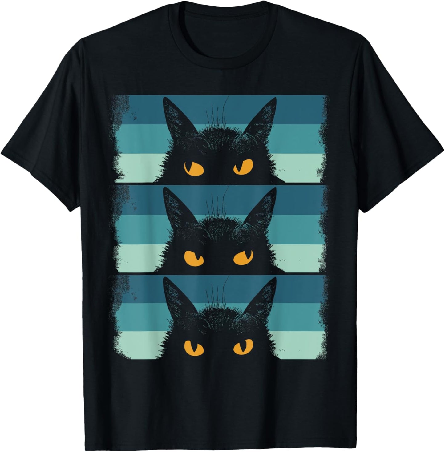 Cat Lover, Grumpy Black Kitten, Cat Mom, Cat Dad T-Shirt