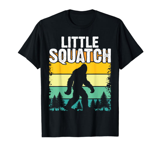 Squatchy Matching Family Bigfoot Little Squatch T-Shirt