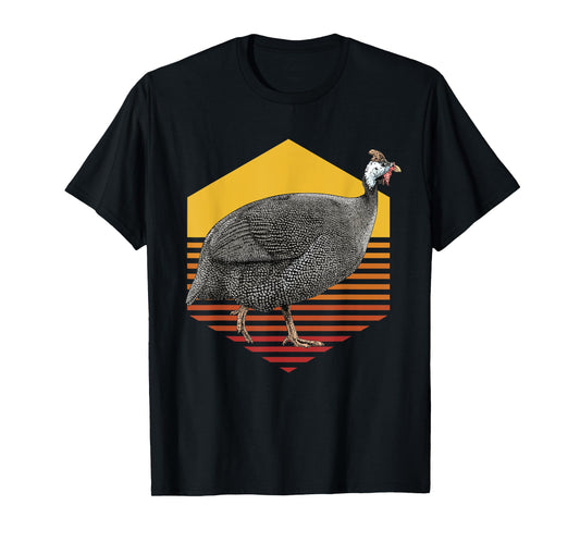 Guinea Fowl Retro T-Shirt