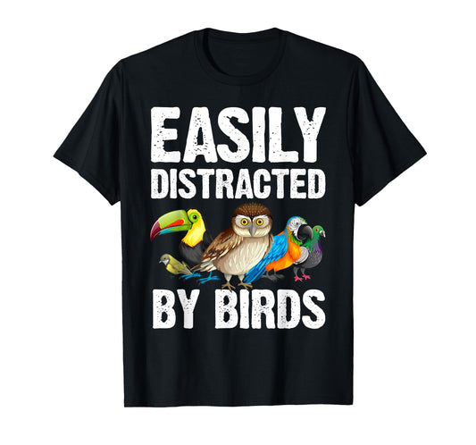 Funny Bird Lover Art For Men Women Ornithology Bird Watcher T-Shirt