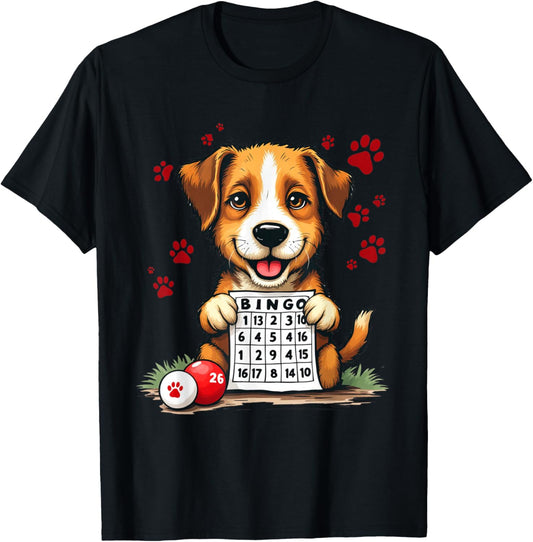 Bingo and Dog Funny Bingo I love Bingo and my Dog Gift T-Shirt