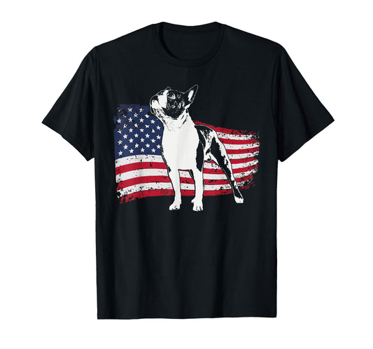Boston Terrier Boston-Bulldog Women Kids Men T-Shirt
