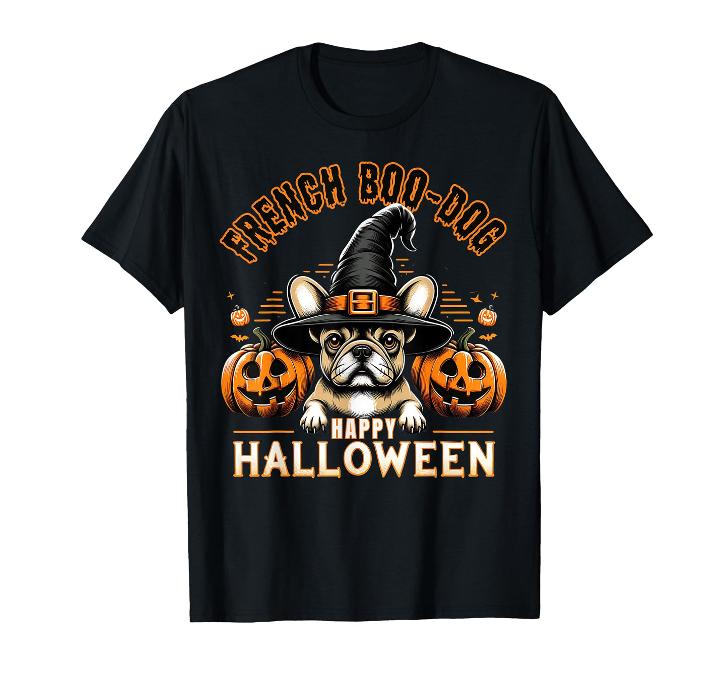 French Bulldog Happy Halloween cute Boodog Halloween Bulldog T-Shirt